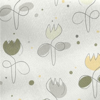 Sketch Tulip Jersey Backed Fleece