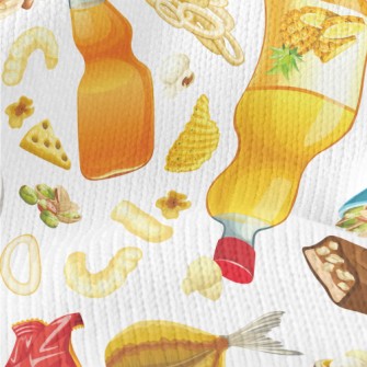Soda Cookies Snacks Stretch Jersey