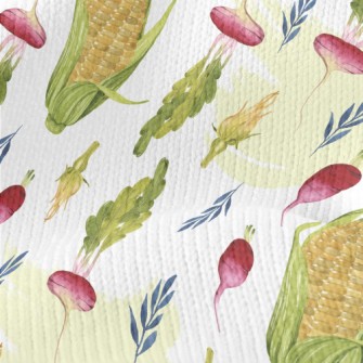 Watercolor Corn Beetroot Stretch Jersey