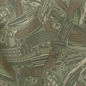 Submachine Gun Grenade Lightweight Cotton Poplin