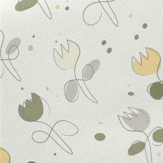 Sketch Tulip Midweight Cotton Poplin