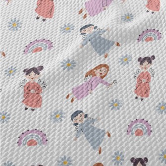 Cute And Gentle Little Fairy Birdseye Piqué