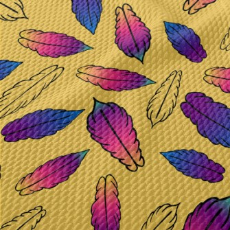 Beautiful Gradient Feathers Birdseye Piqué