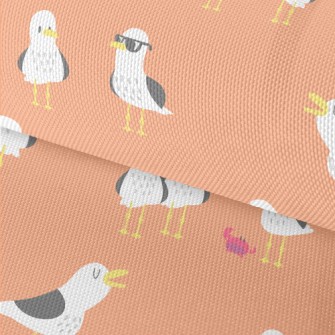 Cute Seagull Family Waterproof Oxford