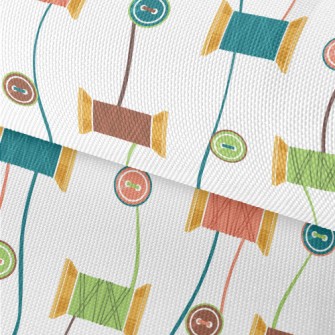 Sewing Thread And Buttons Waterproof Oxford