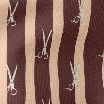 Vintage Salon Scissors Waterproof Canvas