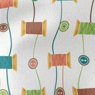Sewing Thread And Buttons Waterproof Canvas
