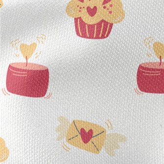 Romantic Candle Cake Waterproof Canvas