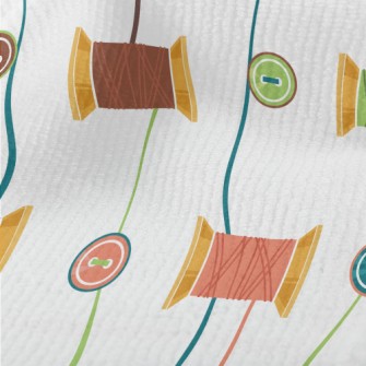 Sewing Thread And Buttons Terry