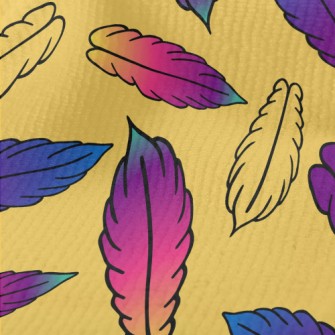 Beautiful Gradient Feathers Terry