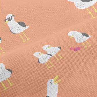 Cute Seagull Family Performance Linen