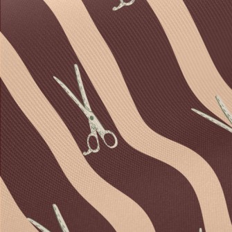 Vintage Salon Scissors Twill