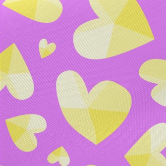 Shiny Gradient Heart Twill
