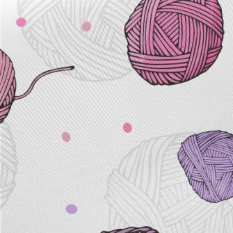 Dots Of Wool Ball Twill