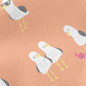 Cute Seagull Family Standard Corduroy