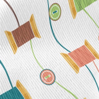 Sewing Thread And Buttons Standard Corduroy