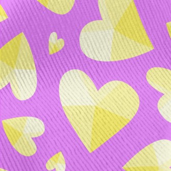 Shiny Gradient Heart Standard Corduroy