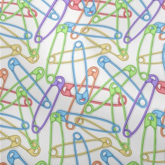 Colorful Safety Pins Dobby