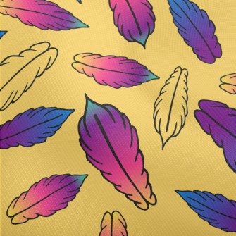 Beautiful Gradient Feathers Dobby