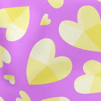 Shiny Gradient Heart Stretch Ponte