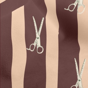 Vintage Salon Scissors Micro Fleece