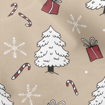 Snow White Christmas Tree Gift Micro Fleece