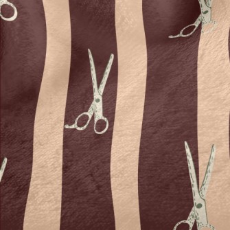 Vintage Salon Scissors Minky