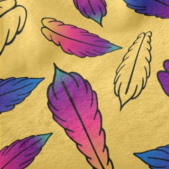 Beautiful Gradient Feathers Minky