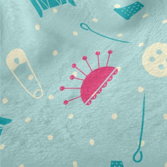 Bead Needle Button Thread Minky