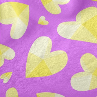 Shiny Gradient Heart Minky