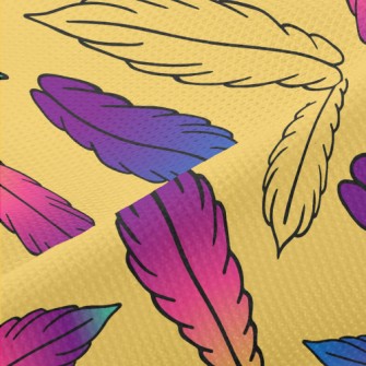 Beautiful Gradient Feathers Piqué