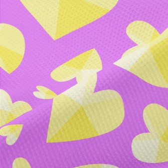 Shiny Gradient Heart Piqué