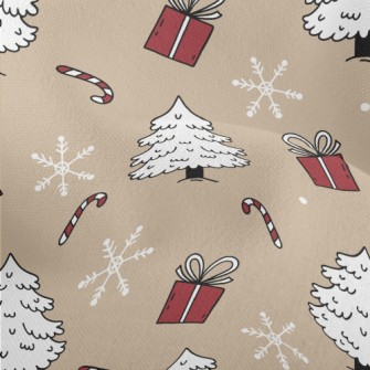 Snow White Christmas Tree Gift Lightweight Performance Linen