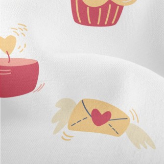 Romantic Candle Cake Lightweight Performance Linen