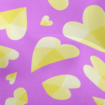Shiny Gradient Heart Lightweight Performance Linen