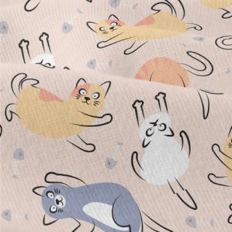 Funny Jumping Cat Modern Jersey