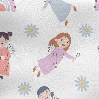 Cute And Gentle Little Fairy Jersey Backed Fleece