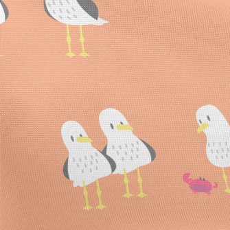 Cute Seagull Family Pongee