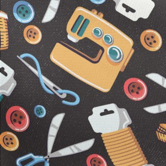 Sewing Machine Button Scissors Pongee