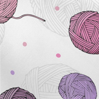 Dots Of Wool Ball Pongee