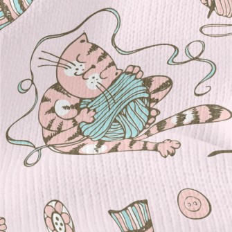 Cat Wool Socks Stretch Jersey