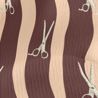 Vintage Salon Scissors Stretch Jersey
