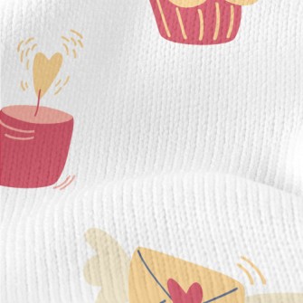 Romantic Candle Cake Stretch Jersey