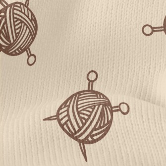 Yarn Ball Needle Stretch Jersey