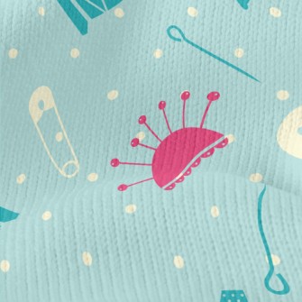 Bead Needle Button Thread Stretch Jersey