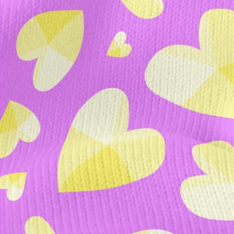 Shiny Gradient Heart Stretch Jersey