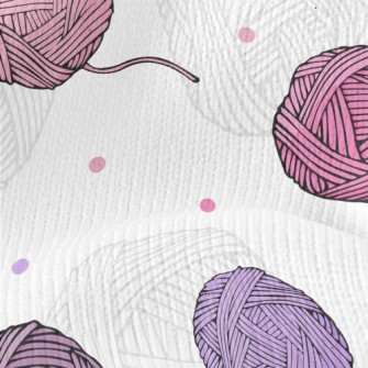 Dots Of Wool Ball Stretch Jersey