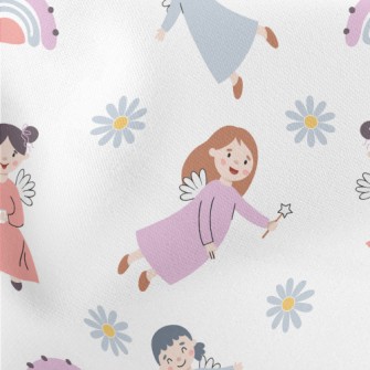 Cute And Gentle Little Fairy Lightweight Cotton Poplin