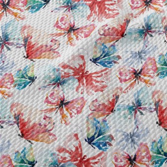 Beautiful Butterfly With Brill Birdseye Piqué