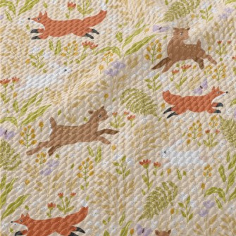 Small Animals Running On The G Birdseye Piqué